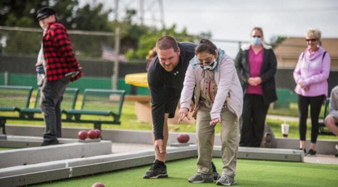 FTEA Bocce Ball Practice at Columbia Park